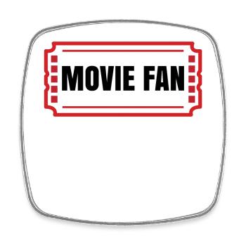 Films Cinéma Nuit Films Dire Streaming Cinéma - Magnet carré - blanc - Devant
