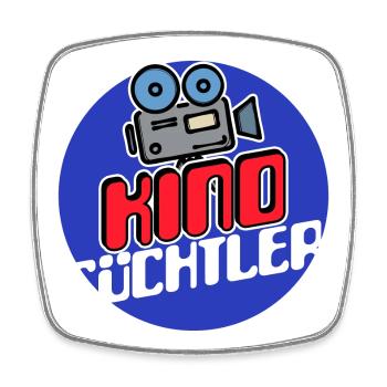 Movies Kamera Streaming Theater Statement Kino - Viereckiger Kühlschrankmagnet - Weiß - Vorne