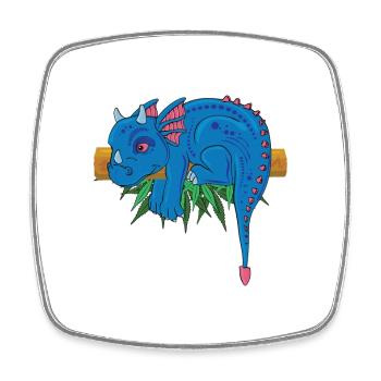 Enchanting Dragon Adventure - Square fridge magnet - white - Front