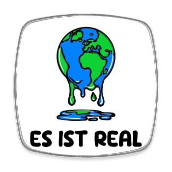 Umwelt Mutter Erde Natur Statement Naturschutz - Viereckiger Kühlschrankmagnet - Weiß - Vorne
