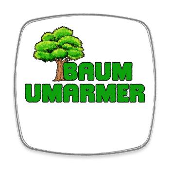 Umwelt Baum Mutter Natur Statement Naturschutz - Viereckiger Kühlschrankmagnet - Weiß - Vorne