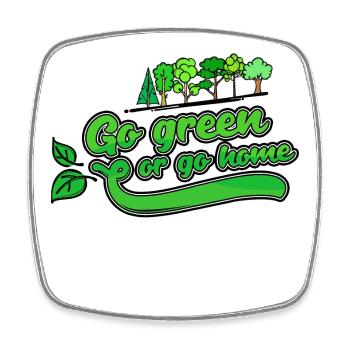Tree, Nature, Earth, Environment, Statement, Nature Conservation - Square fridge magnet - white - Front