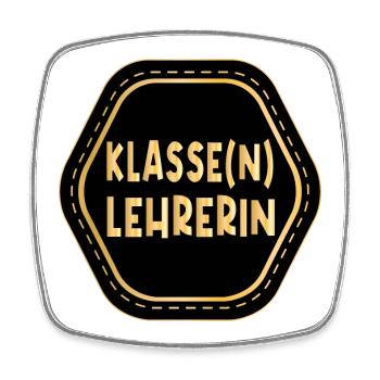 Klasse Lehrerin - Klassenlehrerin LEHRAMT - Viereckiger Kühlschrankmagnet - Weiß - Vorne