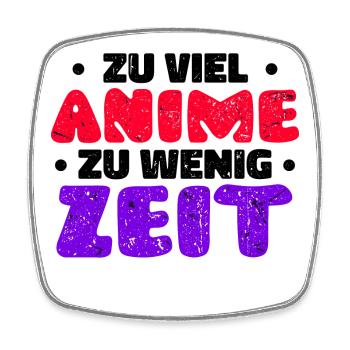 Japan Manga Anime Statement Comic Animation - Viereckiger Kühlschrankmagnet - Weiß - Vorne