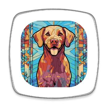 Bunte Chesapeake Bay Retriever Hunderasse Waterc - Viereckiger Kühlschrankmagnet - Weiß - Vorne