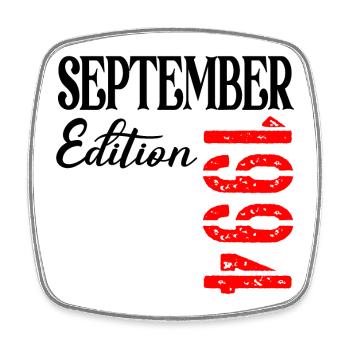 32. Geburtstag September 1994 - 32 Jahre alt - Viereckiger Kühlschrankmagnet - Weiß - Vorne