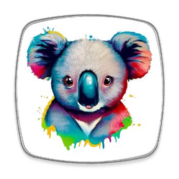 Koala - Square fridge magnet - white - Front