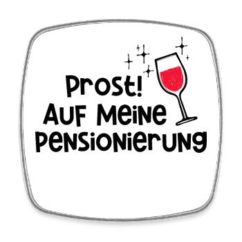Lebensabend Abschied Senior Statement Ruhestand - Viereckiger Kühlschrankmagnet - Weiß - Vorne