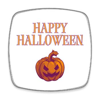 Joyeux halloween - Magnet carré - blanc - Devant