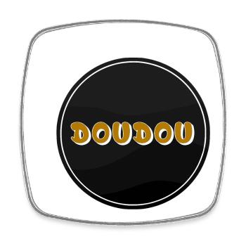 Don - Square fridge magnet - white - Front