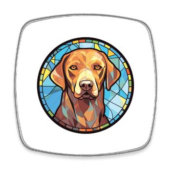 Chesapeake Bay Retriever Hunderasse Aquarell - Viereckiger Kühlschrankmagnet - Weiß - Vorne