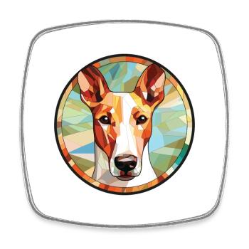 Ibizan chien chien race aquarelle Illustration - Magnet carré - blanc - Devant