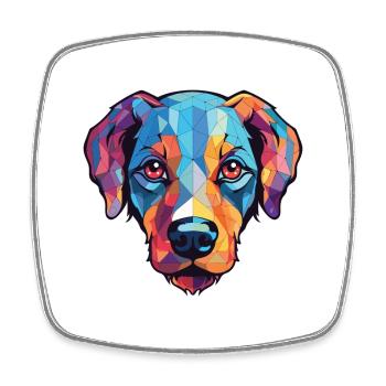 Perro de Presa Mallorquinische Hunderasse Aquarell - Viereckiger Kühlschrankmagnet - Weiß - Vorne