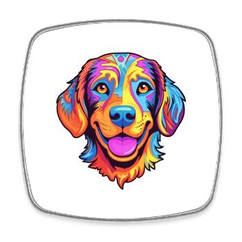 Rafeiro Do Alentejo Race De Chien Cartoon Kawaii Illus - Magnet carré - blanc - Devant