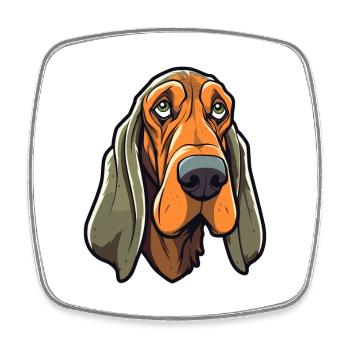 Kanarischer Warren Hund Rasse Cartoon Kawaii Ill - Viereckiger Kühlschrankmagnet - Weiß - Vorne