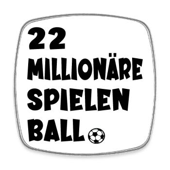 MULTI MILLIONÄRE SPIELEN BALL - Viereckiger Kühlschrankmagnet - Weiß - Vorne