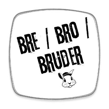 Bro-Fashion | Jugendwort - Viereckiger Kühlschrankmagnet - Weiß - Vorne