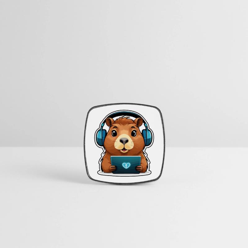 Square fridge magnet