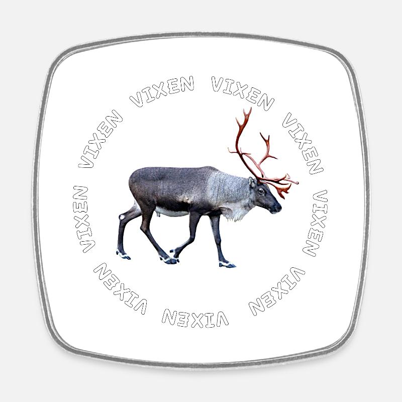 VIXEN - Square fridge magnet - white