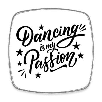 La danse est ma passion - Magnet carré - blanc - Devant