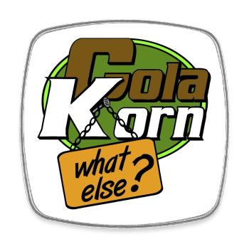Korn , Party , Weizenkorn Cola Korn what else (25) - Viereckiger Kühlschrankmagnet - Weiß - Vorne