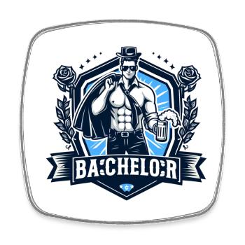 Bachelor Party - Bachelor Party 1 - Square fridge magnet - white - Front