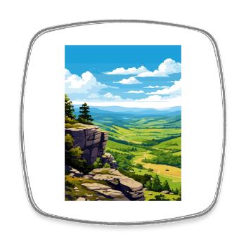 Parc National des Cévennes France Antibes Souvenir - Magnet carré - blanc - Devant