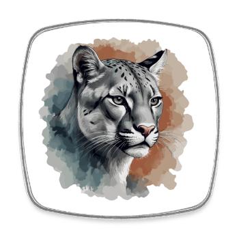 Design Art Nouveau de Pantra - Magnet carré - blanc - Devant
