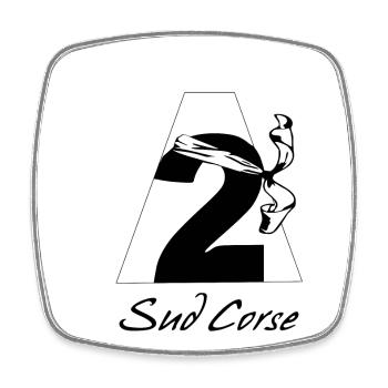 South Corsica - Square fridge magnet - white - Front