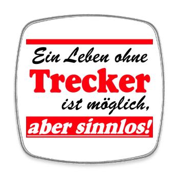 Tractor , Tractor , Agricultural Machinery, Life Senseless(25) - Square fridge magnet - white - Front