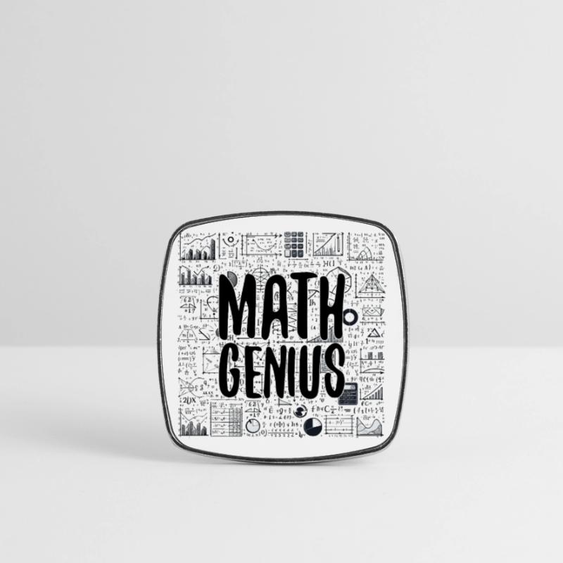 Math Genius Math Genius Math cadeau Magnet carré