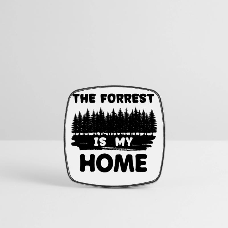 Forester Tree Statement Forestry Lumberjack Woodwork Square fridge magnet