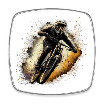 VTT VTT VTT Cadeau de VTT - Magnet carré - blanc - Devant