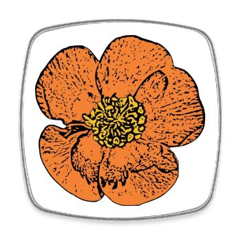 Mother's Day Gift Mother's Day Gift Idea - Square fridge magnet - white - Front