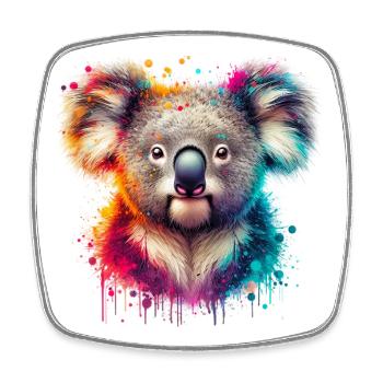 Koala - Magnet carré - blanc - Devant