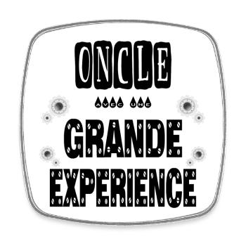 Oncle Avec Une Grande Expérience Tonton - Magnet carré - blanc - Devant
