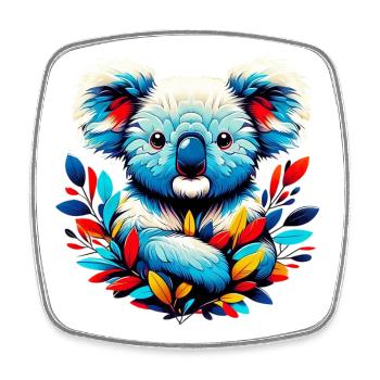 Koala - Square fridge magnet - white - Front