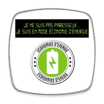 I'm not lazy - Square fridge magnet - white - Front