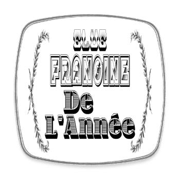 Elue Frangine Année Sœur - Magnet carré - blanc - Devant