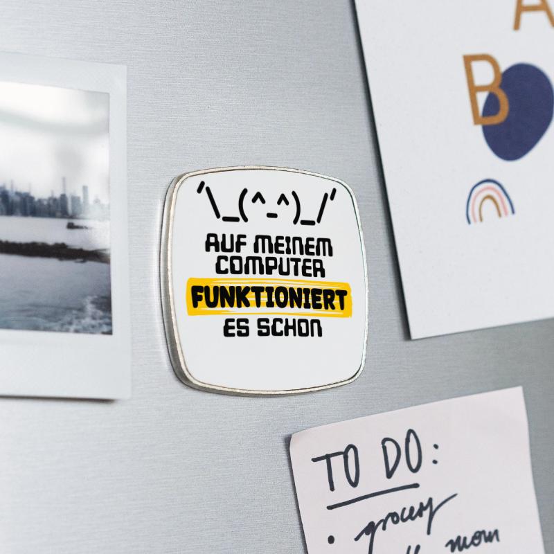 Viereckiger Kühlschrankmagnet