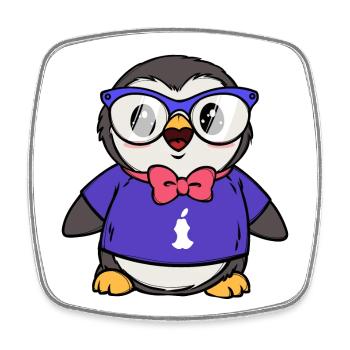 Développeur logiciel Développeur de code Programmeur - Magnet carré - blanc - Devant