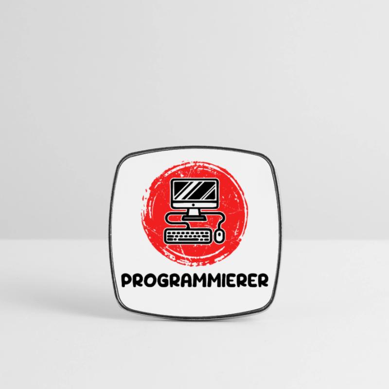 Developer Programmierer Coden Computer Informatik Viereckiger Kühlschrankmagnet
