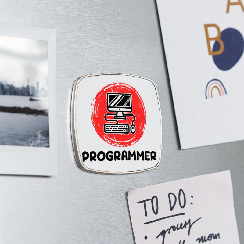 Viereckiger Kühlschrankmagnet