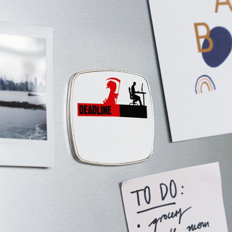 Viereckiger Kühlschrankmagnet