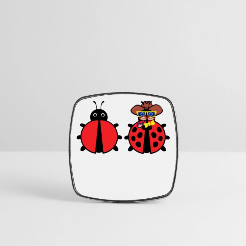 Bugs Debug Developer Bugfixing Programmer Square fridge magnet