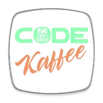Code Développeur de déclaration Programmeur Ordinateur - Magnet carré - blanc - Devant