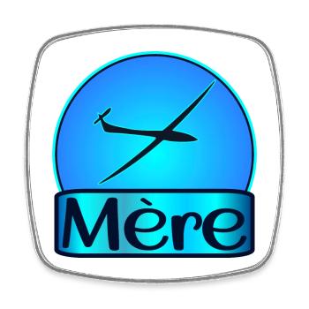 Mère Pilote - Magnet carré - blanc - Devant