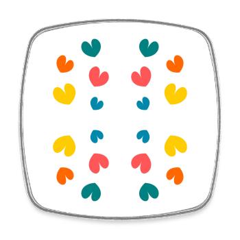 MISTRESS. THANK YOU. THANK YOU MISTRESS - Square fridge magnet - white - Front