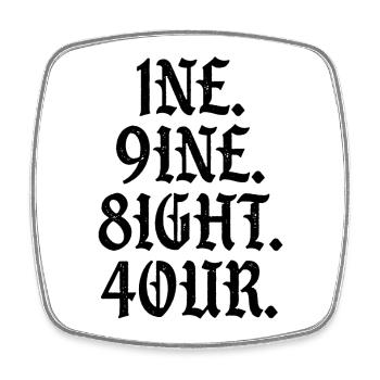 1984 Vintage - Square fridge magnet - white - Front