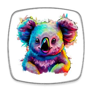 Koala - Square fridge magnet - white - Front